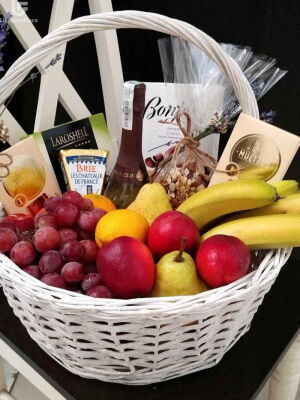 Сир і Фрукти Кошик фото доставки  2 Сир і Фрукти Кошик фото доставки Україна 2