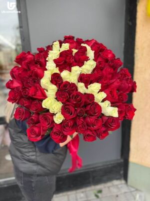 101 Красная Роза Делюкс фото доставки 5 101 Красная Роза Делюкс фото доставки Украина 5