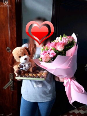 Рожевий Супер Мікс фото доставки  1 Рожевий Супер Мікс фото доставки Україна 1