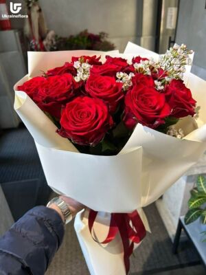 Червона Пристрасть букет фото доставки 5 Червона Пристрасть букет фото доставки Україна 5