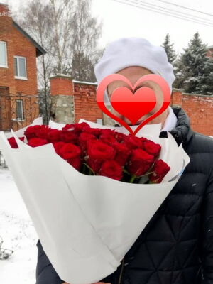 35 Red Roses Photo Delivery  4 35 Red Roses Photo Delivery Ukraine 4