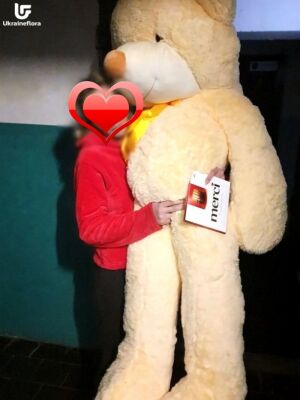 Giant Teddy Bear Photo Delivery 5 Giant Teddy Bear Photo Delivery Ukraine 5