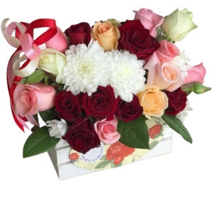 Romantic Flowers Box Romantic Flowers Box photo