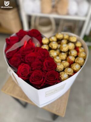 Шоколад и Розы Коробка фото доставки 11 Шоколад и Розы Коробка фото доставки Украина 11
