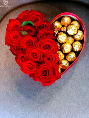 Шоколад и Розы Коробка фото доставки  5 Шоколад и Розы Коробка фото доставки Украина 5