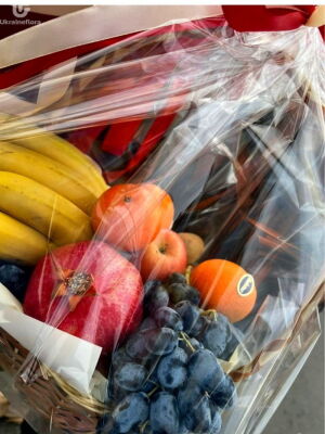 Double Joy Fruits Gift Basket Photo Delivery Ukraine 2