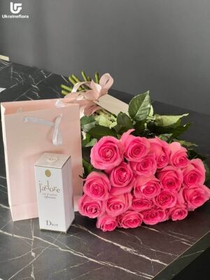 19 Розовых Роз Фото Доставки Украина 2