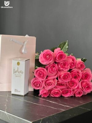 19 Розовых Роз Фото Доставки Украина 3