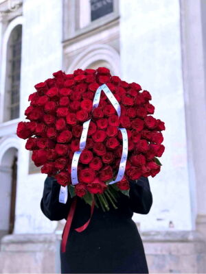 101 Red Roses Photo Delivery Ukraine 6