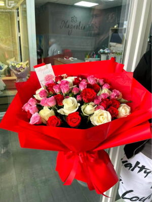 51 Мікс Троянд фото доставки Україна 1