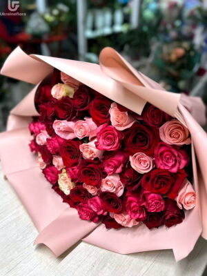51 Мікс Троянд фото доставки Україна 3