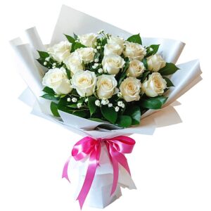 15 Белых Роз фото