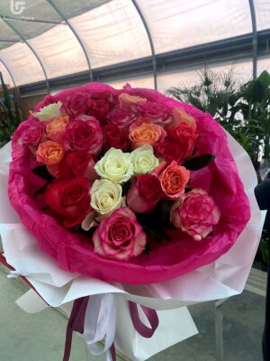 Bright Roses Heart Photo Delivery Ukraine 2