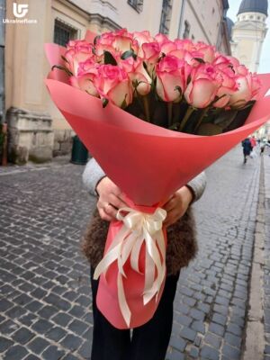 29 Pink Roses Photo Delivery Ukraine 3