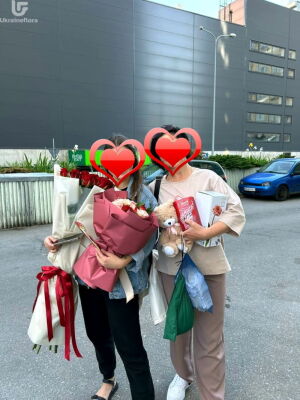 21 Mix Color Roses Photo Delivery Ukraine 3