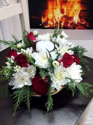 Новорічна Композиція 3 фото доставки Україна 1