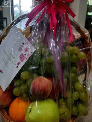 Привіт з Тропіків кошик  фото доставки Україна 1