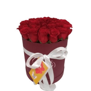 19 Червоних Троянд в Коробці фото 4