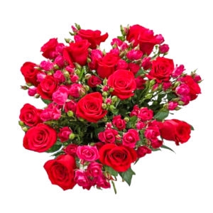 Big Bright Red bouquet photo 2