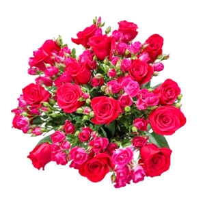 Big Bright Red bouquet photo 3