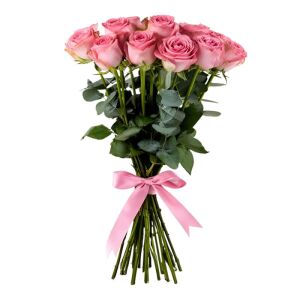 11 Розових Троянд Делюкс фото