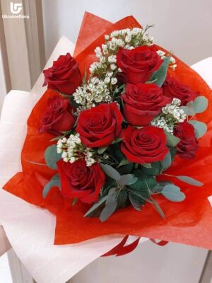 Red Florist Photo Delivery Ukraine 24