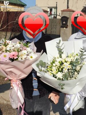 Белый букет фото доставки Украина 12