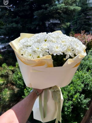 Белый букет фото доставки Украина 9