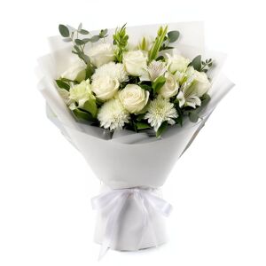 Белый букет фото