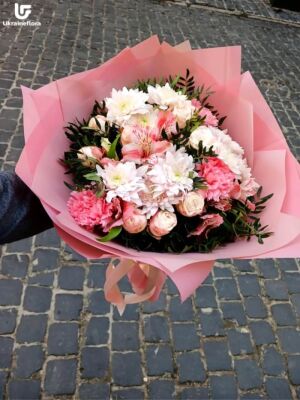 Pink Bouquet Photo Delivery Ukraine 10