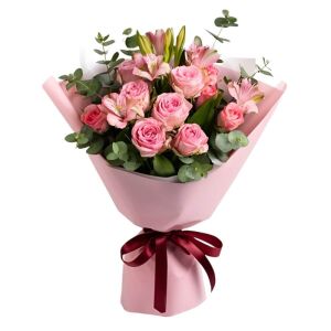 Розовый букет фото Украина