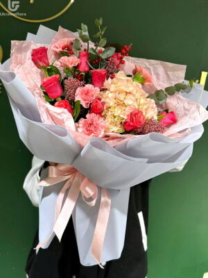 Красный и Розовый фото доставки Украина 12