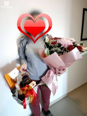 Красный и Розовый фото доставки Украина 21