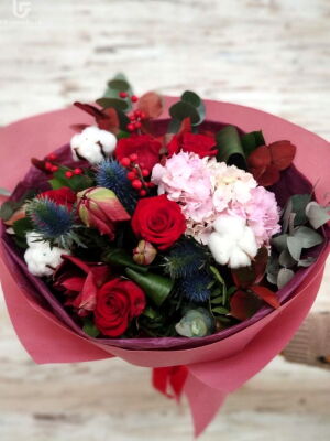 Красный и Розовый фото доставки Украина 3