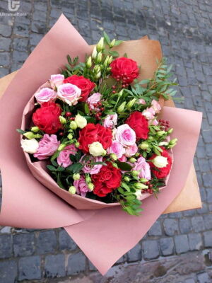 Красный и Розовый фото доставки Украина 7