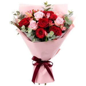 Красный и Розовый Букет фото