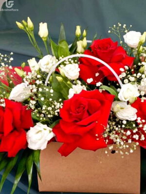 Розовая Корзинка фото доставки Украина 1