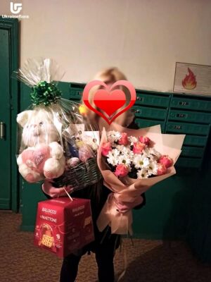 White Hugs Bear Delivery Photo Ukraine 2