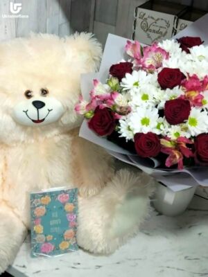 White Hugs Bear Delivery Photo Ukraine 3